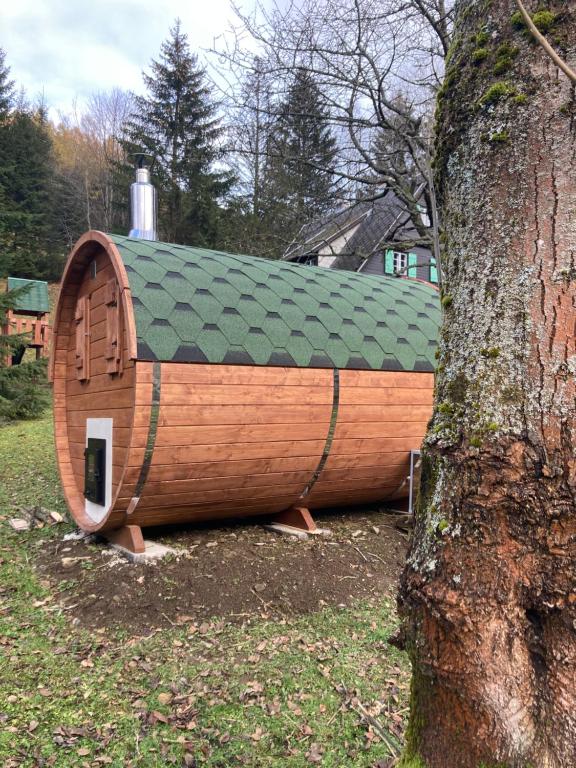 Ogród w obiekcie Rakouská vila