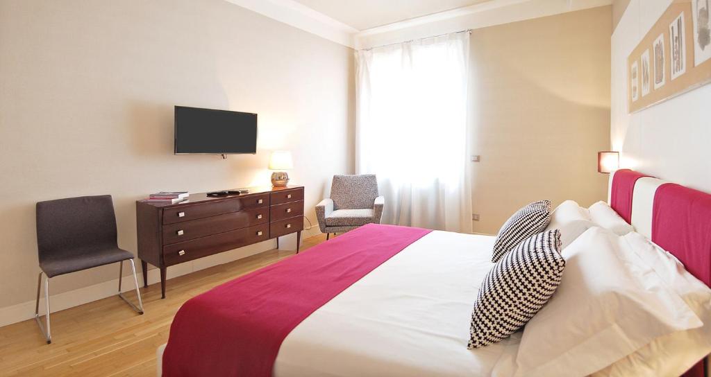 Posteľ alebo postele v izbe v ubytovaní Adamas Luxury Suite 501