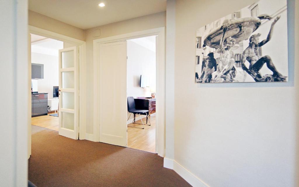 Televízia a/alebo spoločenská miestnosť v ubytovaní Adamas Luxury Suite 501
