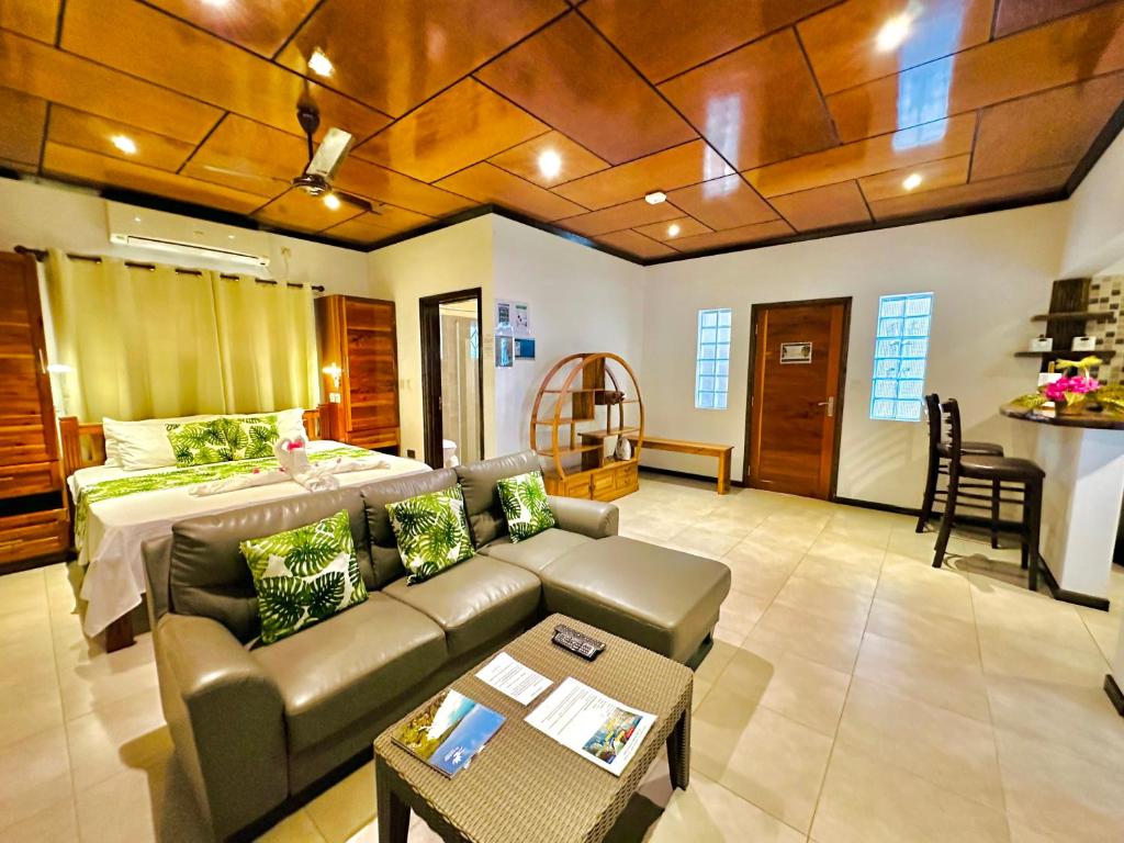 Posezení v ubytování Seaside Self Catering