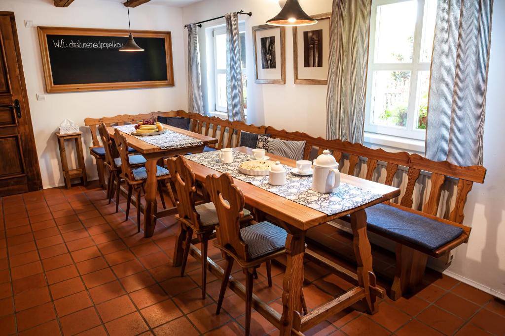 Restaurace v ubytování Chalupa nad Popelkou