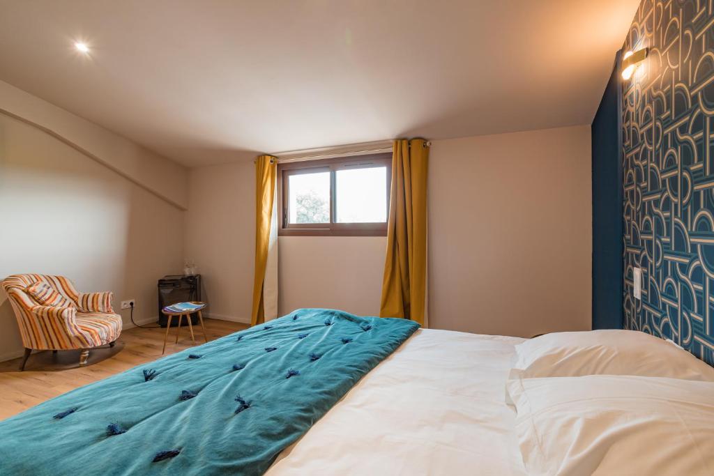 Chambres d'hôtes - Domaine de Cristia - Habitación Doble Con Baño Privado