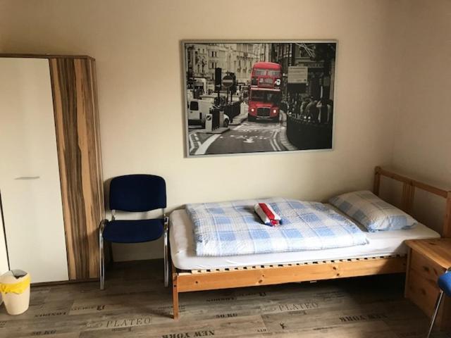 Ένα ή περισσότερα κρεβάτια σε δωμάτιο στο Clarkes Apartments