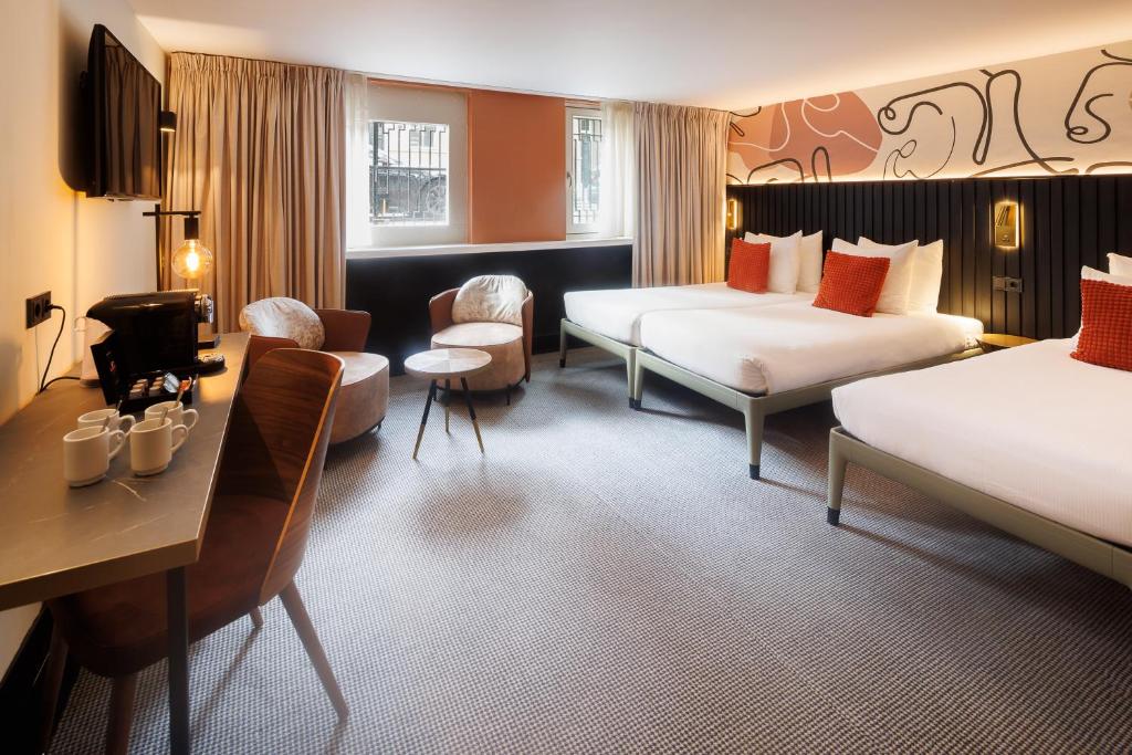 Sustainability certification Huygens Place Amsterdam - Chambre Quadruple Souterraine (sous Le Niveau De La Rue Avec Vue Limitée)