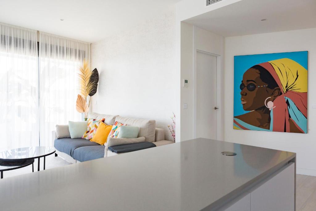 Posedenie v ubytovaní Apartamento Málaga Halia