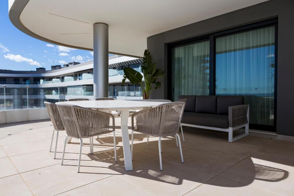 Balkón alebo terasa v ubytovaní Apartamento Málaga Halia