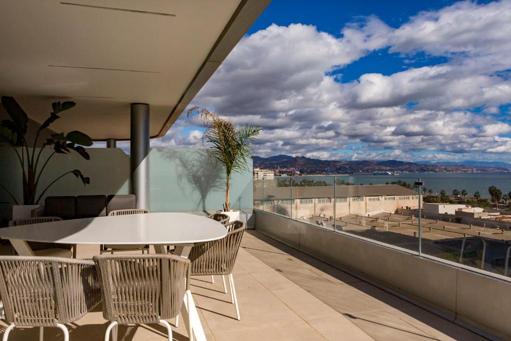 Balkón alebo terasa v ubytovaní Apartamento Málaga Halia