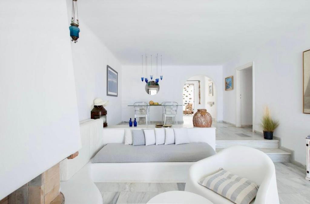 Posezení v ubytování Villa Maestro Mykonos