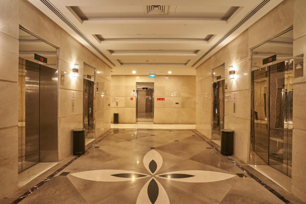 Koupelna v ubytování Al Hidayah Towers Hotel