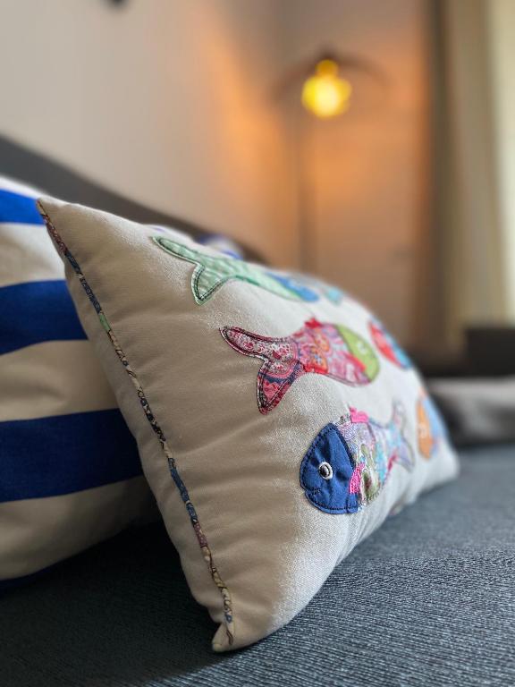 Posteľ alebo postele v izbe v ubytovaní Bonito apartamento cerca del mar