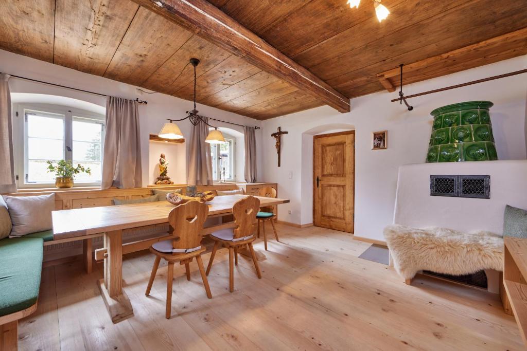 Posezení v ubytování Haus Hoamat - Almrausch