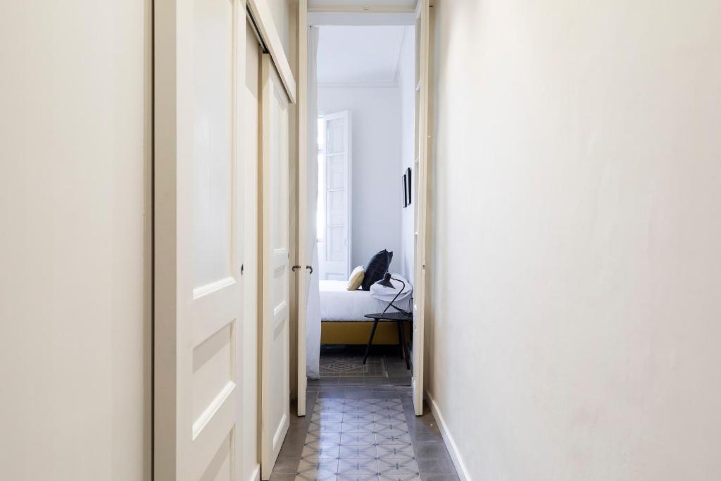Postel nebo postele na pokoji v ubytování AB Centric Universitat