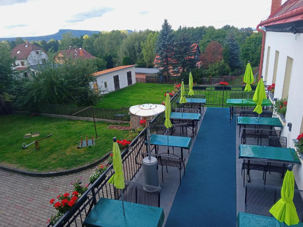 Zahrada ubytování Hotel U Zeleného Stromu - Zum Grünen Baum