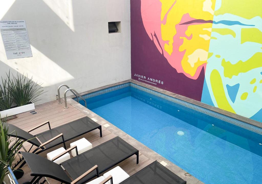 Bazén v ubytování The Andy Hotel nebo v jeho okolí