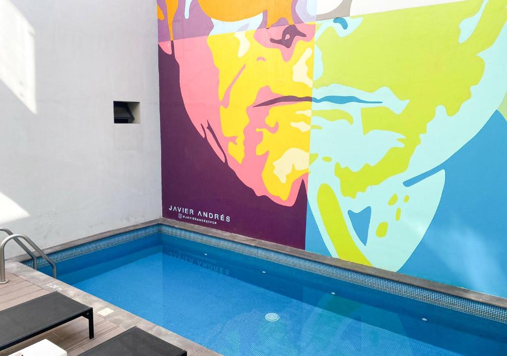 Bazén v ubytování The Andy Hotel nebo v jeho okolí
