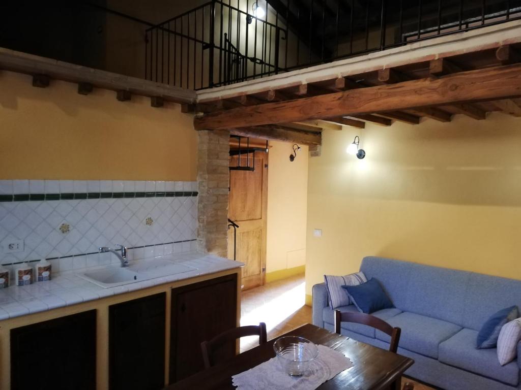 Posezení v ubytování Podere Sant'Antonio