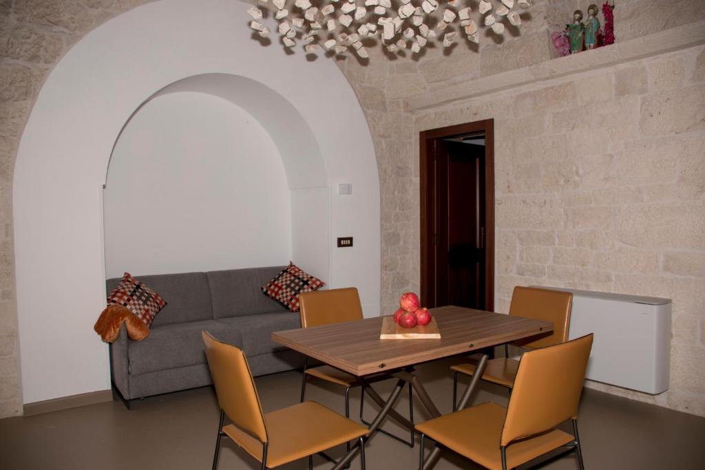 Posezení v ubytování Pavì Trulli e Suites
