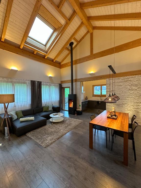 Posezení v ubytování Gästehaus myHideaway