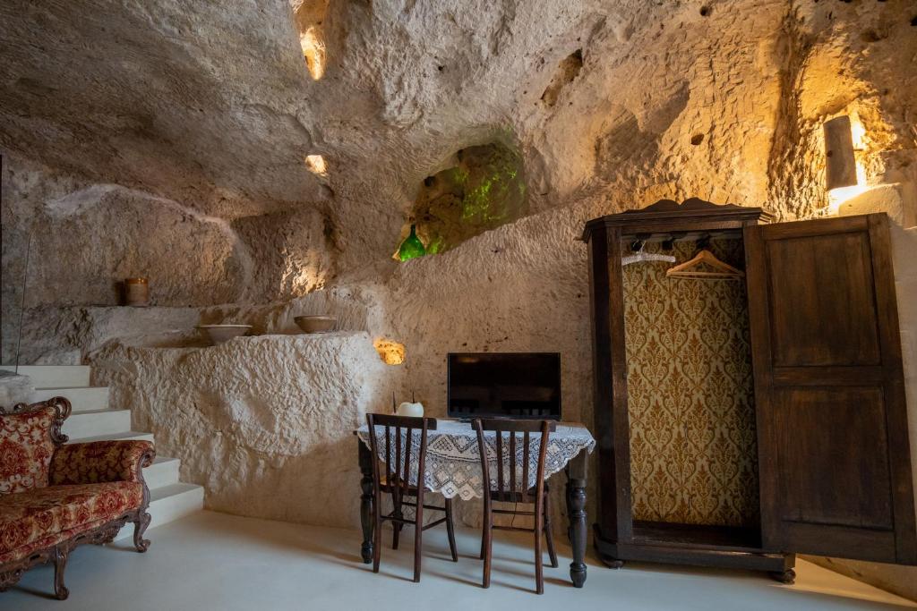 Posezení v ubytování Albergo Diffuso Il Casale