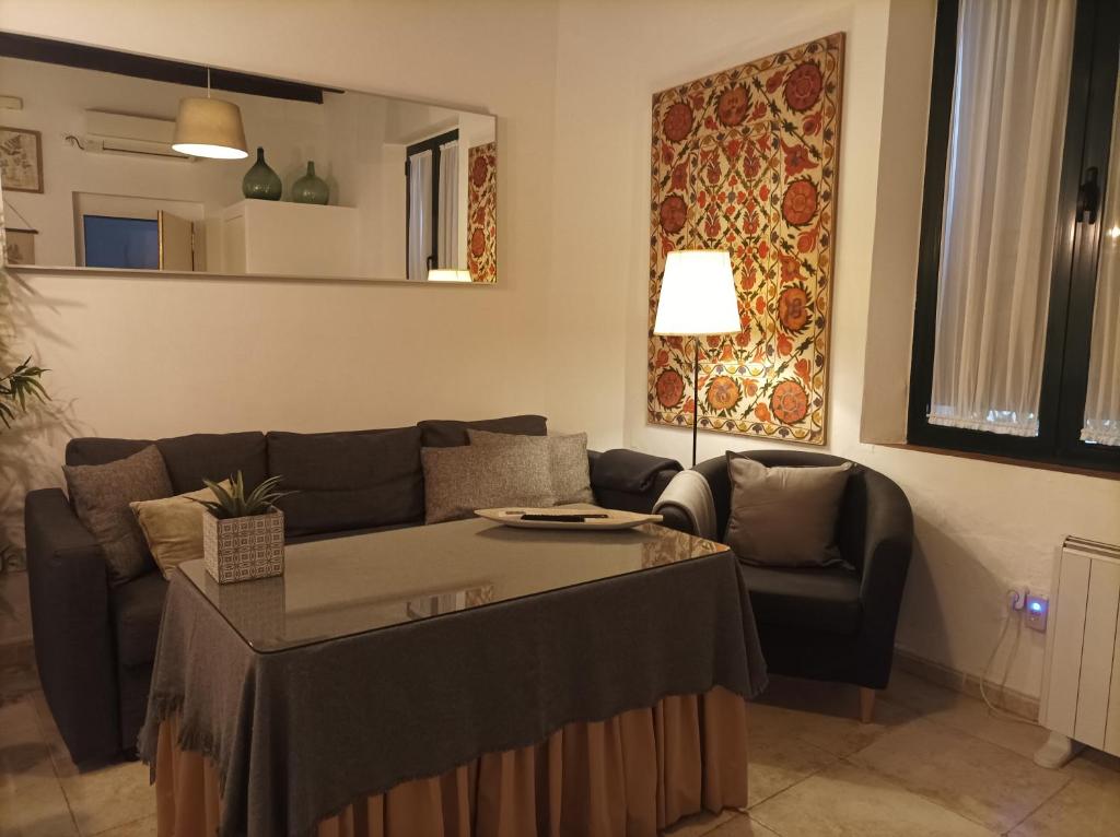 Posezení v ubytování Encantador apartamento en el Centro