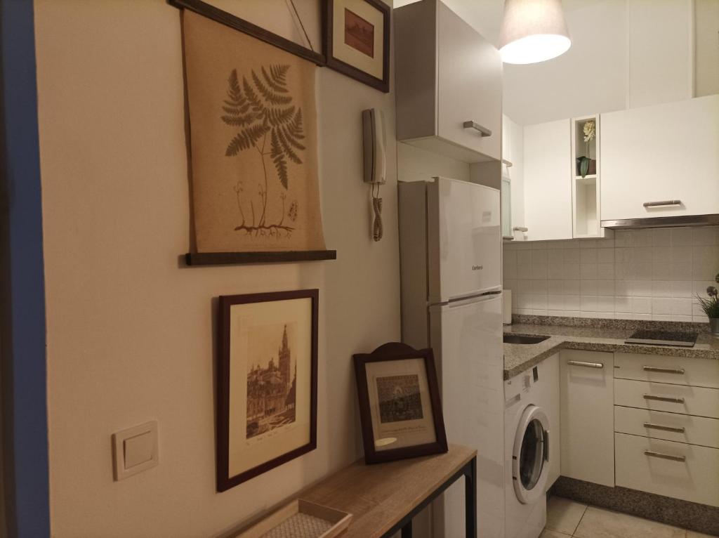 Kuchyň nebo kuchyňský kout v ubytování Encantador apartamento en el Centro