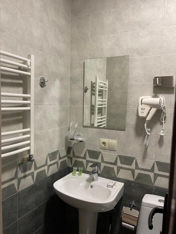 Koupelna v ubytování ART family hotel