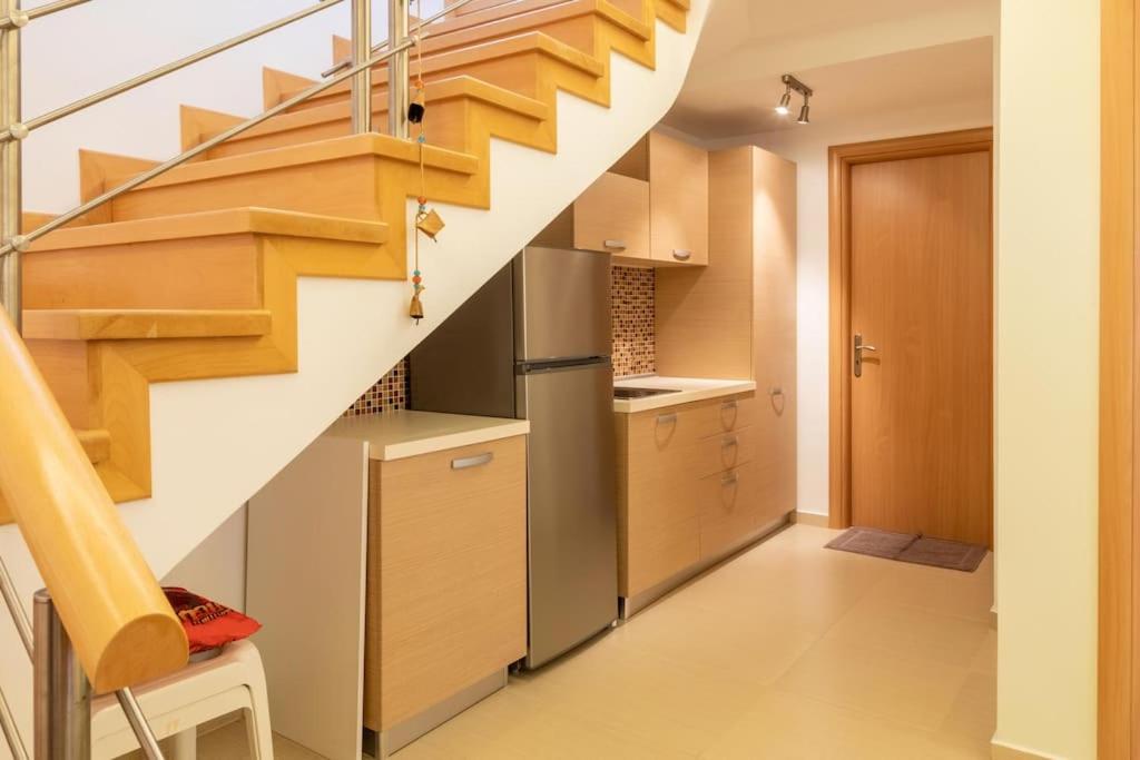 Kuchyň nebo kuchyňský kout v ubytování VillaAriadniNafplion