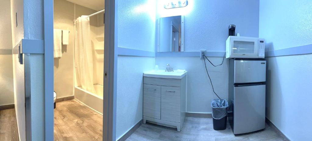 Koupelna v ubytování Emerald Best Motel