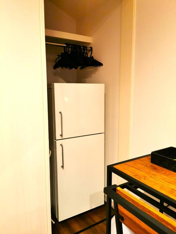 Kuchyň nebo kuchyňský kout v ubytování Bell house