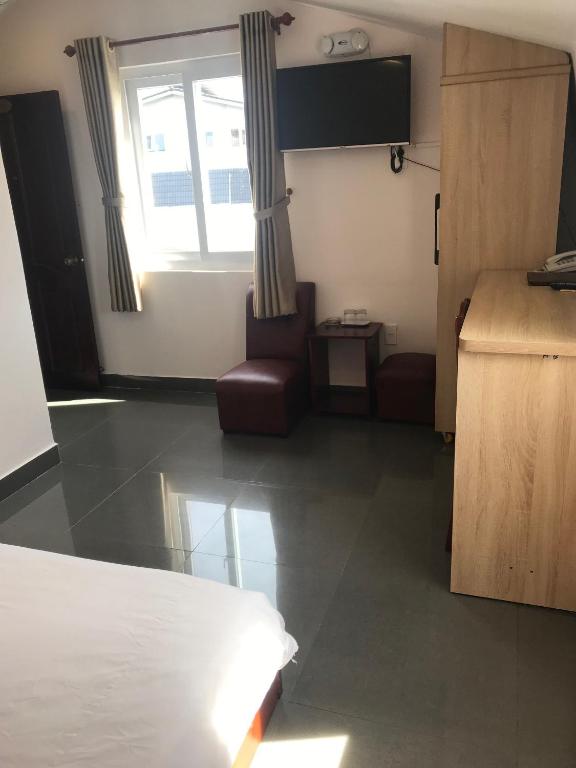 Nhà bếp/bếp nhỏ tại Tuyet Son Hotel