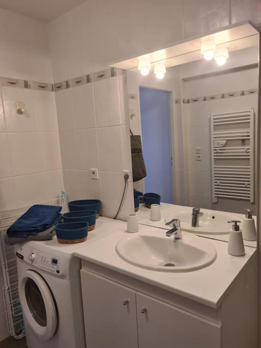 Kúpeľňa v ubytovaní Le Clos de Keranna