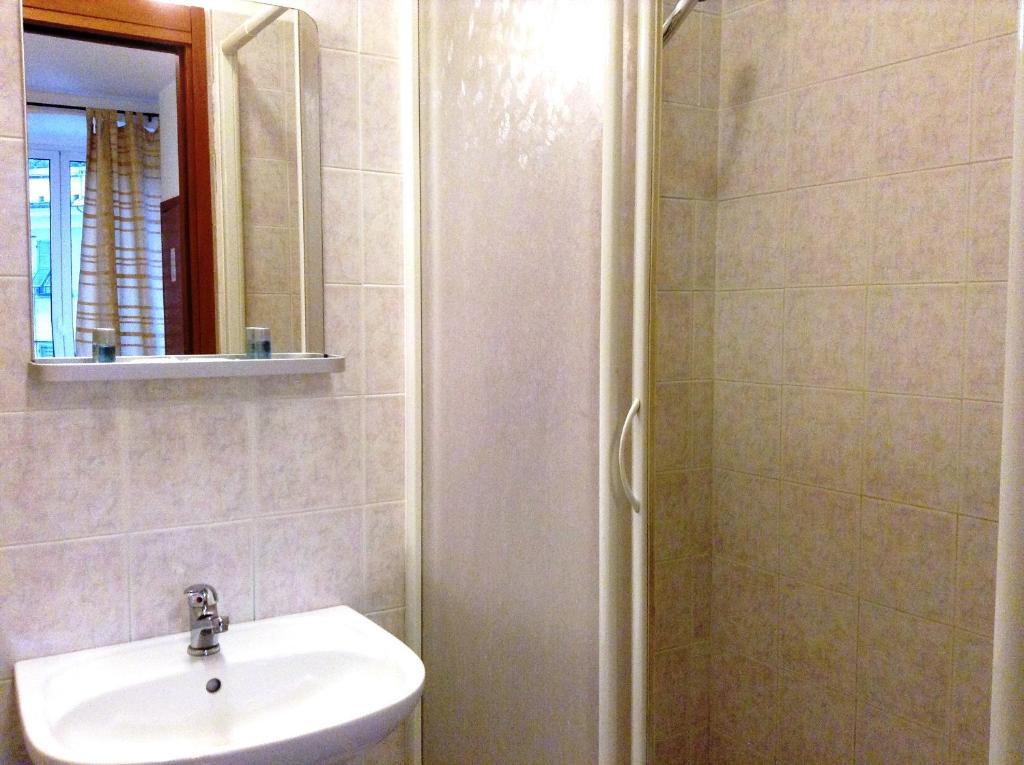 Koupelna v ubytování Hotel Ricci