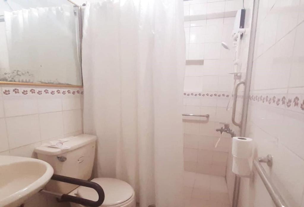 Koupelna v ubytování Casa Micarosa Hotel