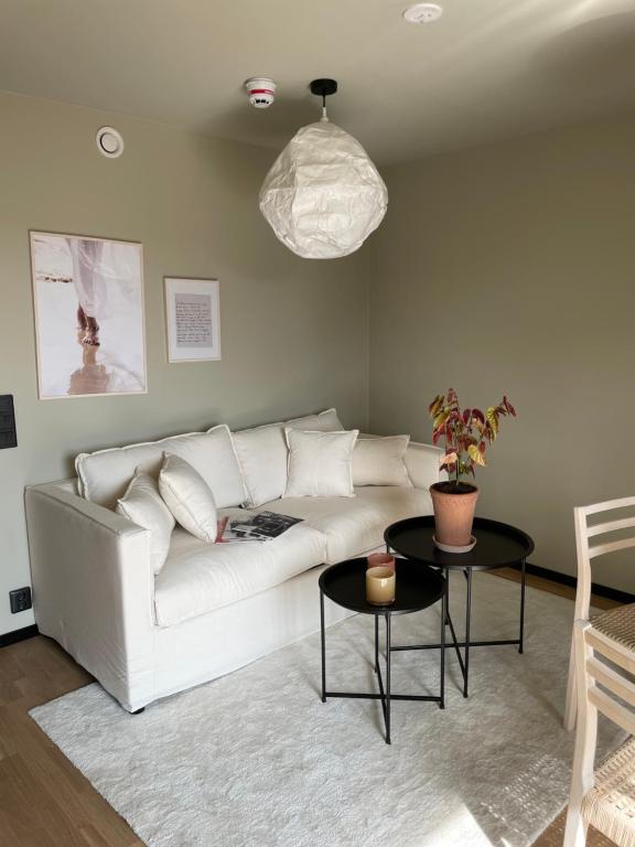 Posezení v ubytování Hotell Hanöhus Hällevik