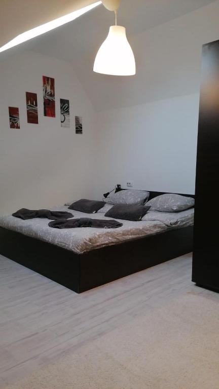 Postel nebo postele na pokoji v ubytování Vila ANA
