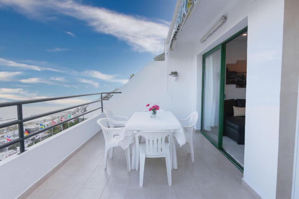 Balkón alebo terasa v ubytovaní APARTAMENTO SCORPIO 514 by Homestaygrancanaria