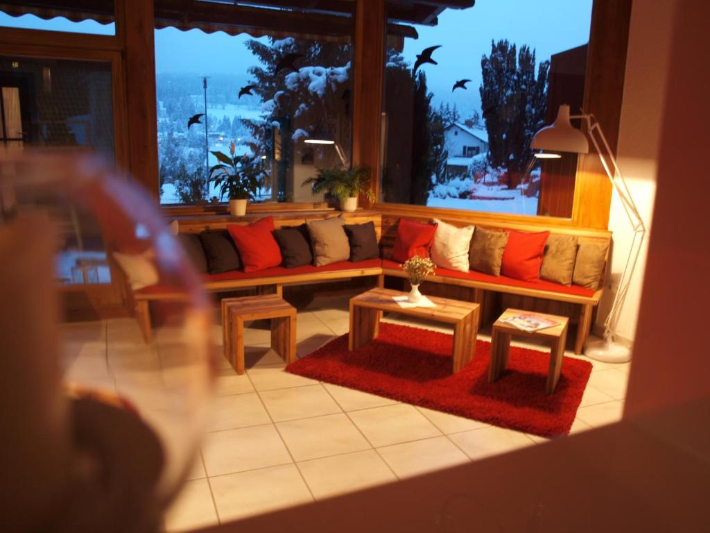 Posezení v ubytování Hotel Restaurant Peterle