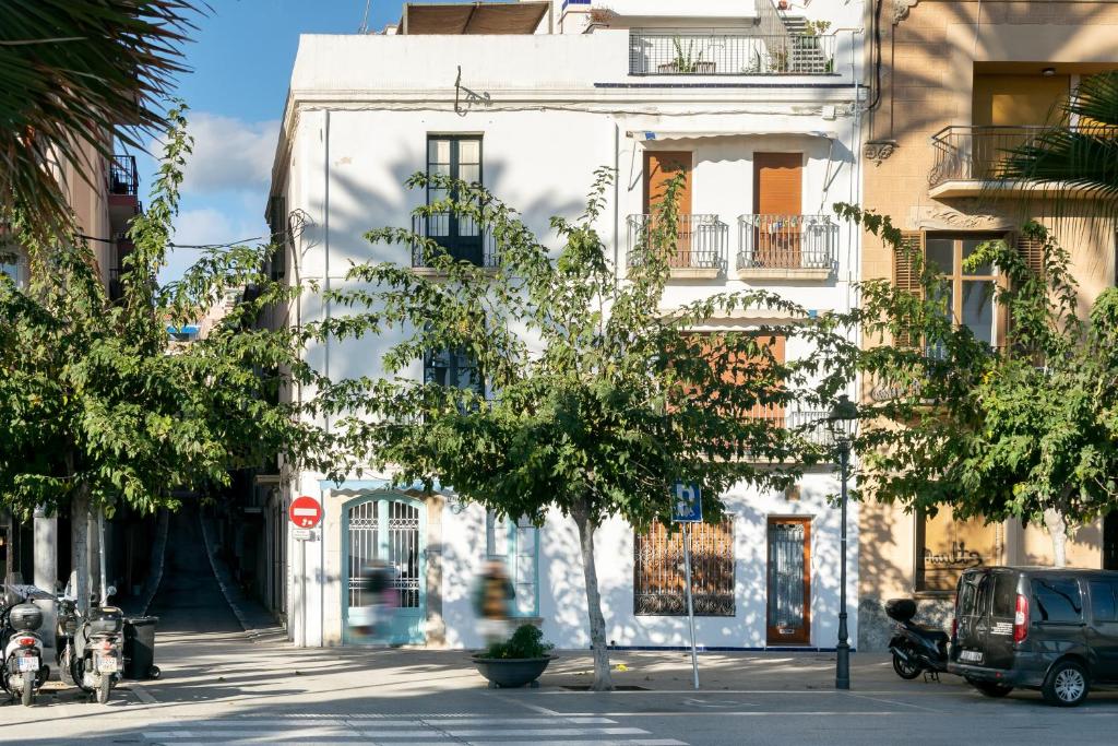 Budova, kde se apartmán nachází
