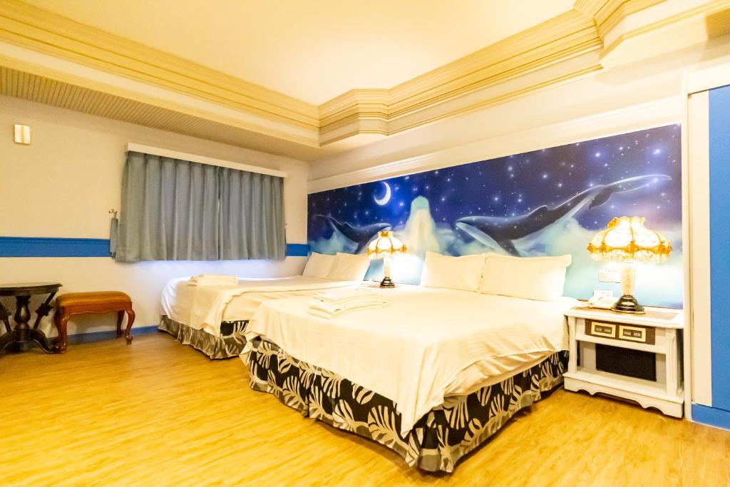 I HI Sanduo Travel Hotel - Deluxe Quadruple Room
