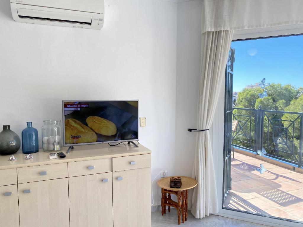 Balkón nebo terasa v ubytování Villa Lucena Private Pool Casasol