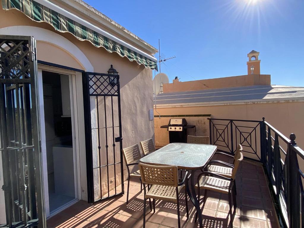 Balkón nebo terasa v ubytování Villa Lucena Private Pool Casasol