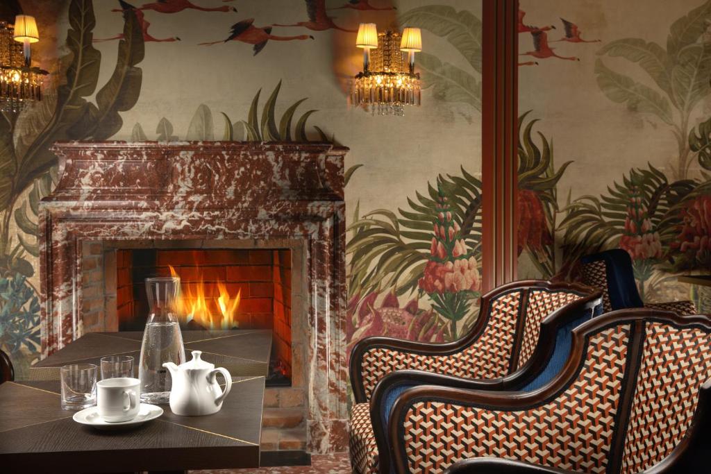 Posezení v ubytování ARTIST Boutique Hotel
