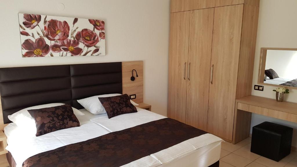 Postel nebo postele na pokoji v ubytování Premium Appartments Suha Punta