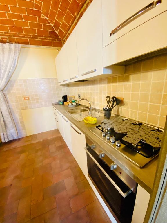 Kuchyňa alebo kuchynka v ubytovaní relais L’Imperatore