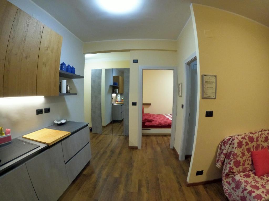 Łóżko lub łóżka w pokoju w obiekcie La Dimora del Piccolo Buddha