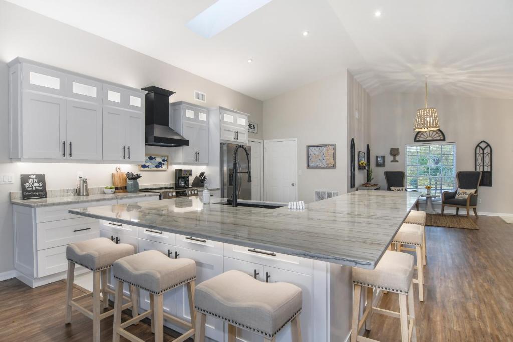 Køkken eller tekøkken på Lake Escape