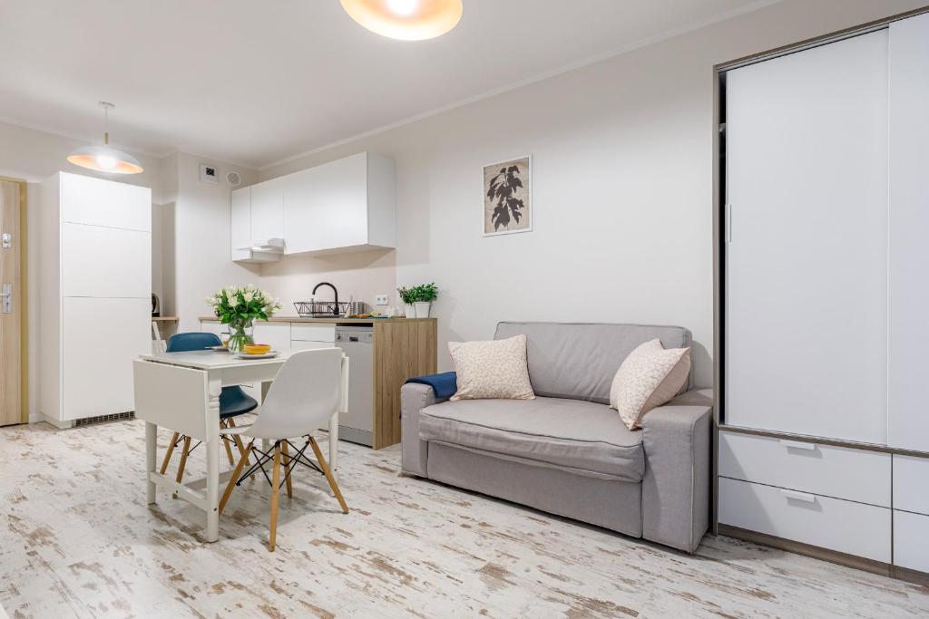 Kuchyňa alebo kuchynka v ubytovaní Ślusarska Apartment 2