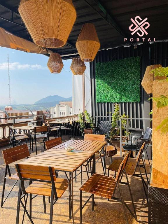 Balkón nebo terasa v ubytování Hotel Portal & Suites