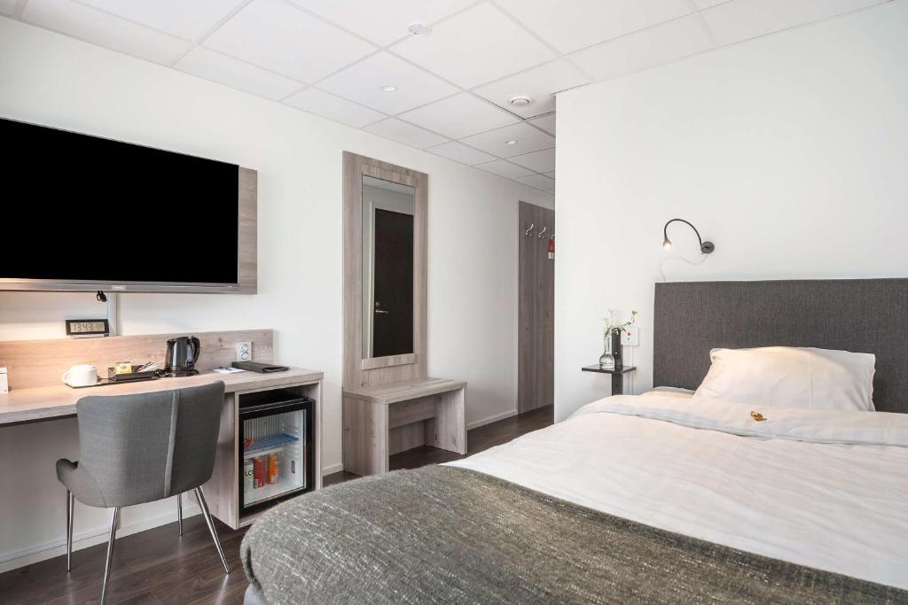 Postel nebo postele na pokoji v ubytování Best Western Hotel Vrigstad