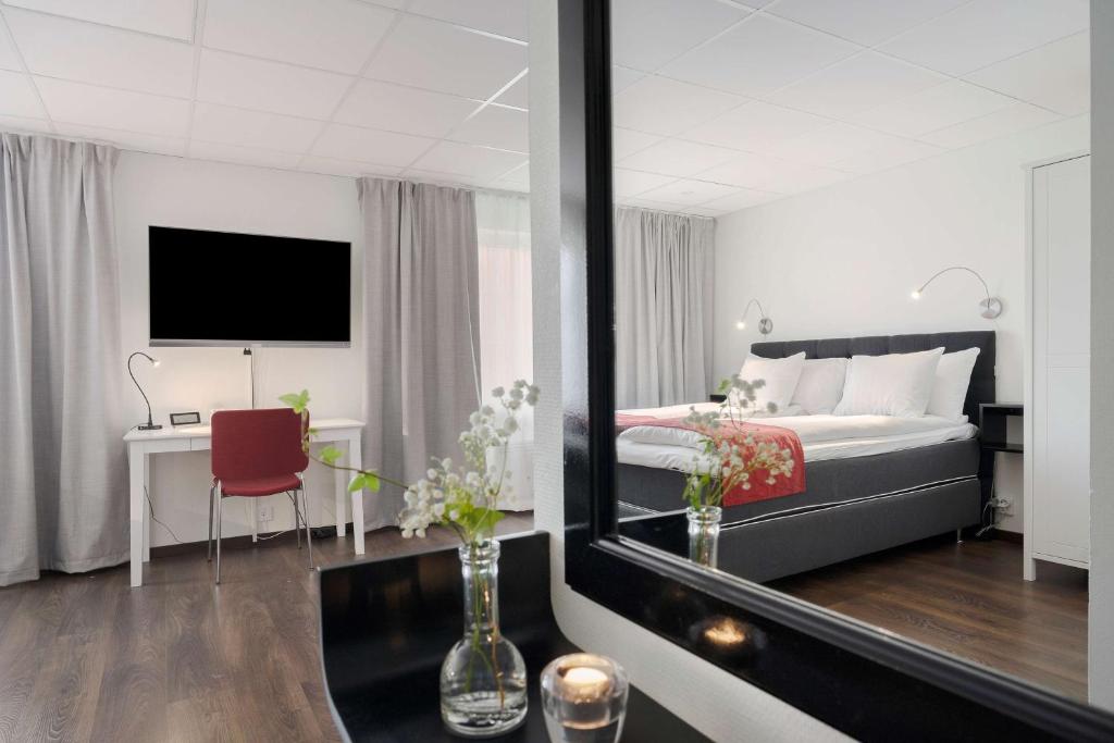 Postel nebo postele na pokoji v ubytování Best Western Hotel Vrigstad